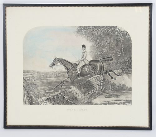 An English Hunting Print, 19th Century