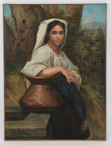 Italian School (19th c.) Oil on Canvas