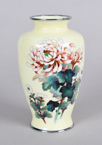 A Japanese Cloisonne Vase by Inaba