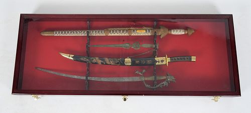 Four Asian Tourist Trade Swords