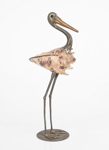 Italian Modern Pelican Sculpture, Gabriella Binazzi