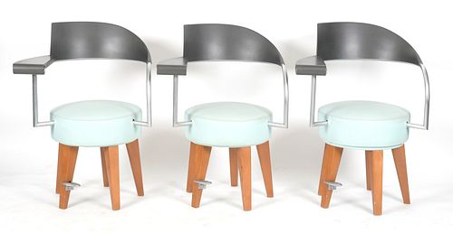 Three Chairs, Manner of Philippe Starck