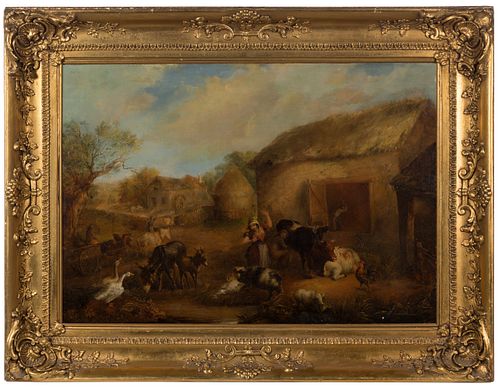 (Attributed to) William Shayer (English, 1787-1879) Oil on Canvas