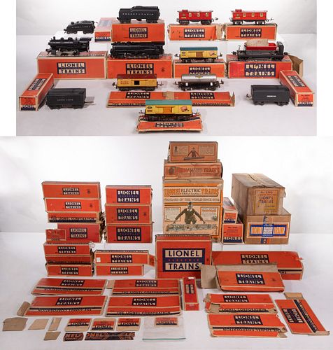 Lionel Model Train Locomotive and Car Assortment