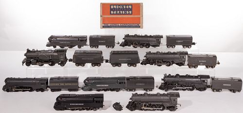 Lionel O-Gauge Locomotive and Tender Assortment