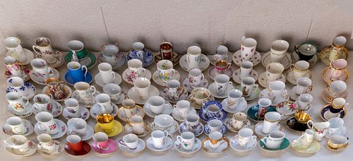 Porcelain Cup and Saucer Collection