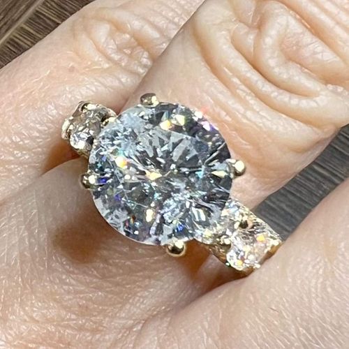 6.02 Ct EGL Certified Diamond Engagement Ring