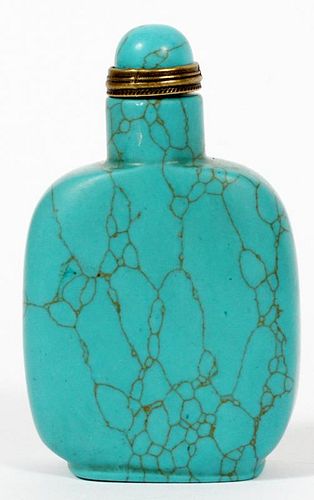TURQUOISE SNUFF BOTTLE