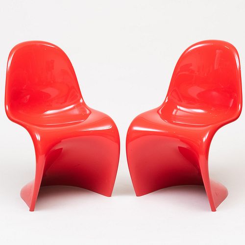 Pair of Verner Panton for Vitra Side Chairs