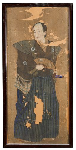 Japanese Painting on Silk (Edo)