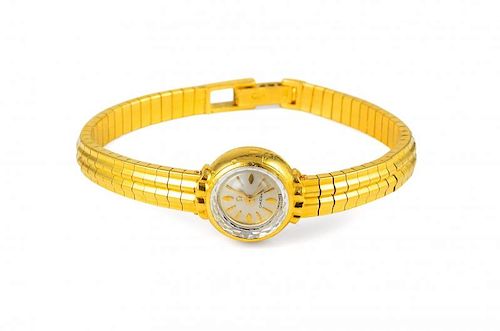 A 1950s Omega Gold Lady's Watch
