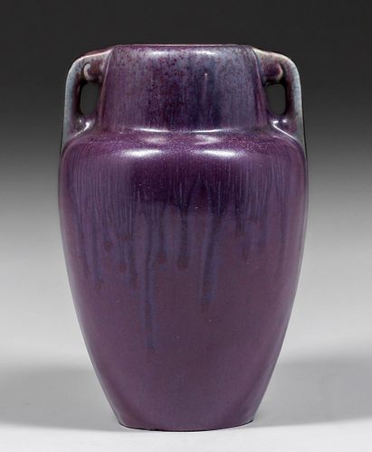 Fulper Pottery #659 Matte Purple Violet Vase c1910s