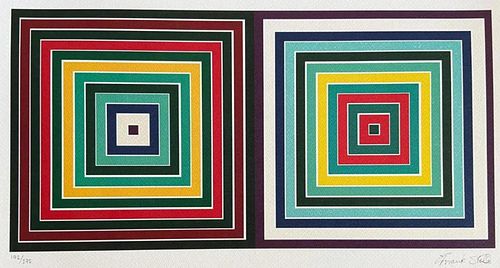Frank Stella, 'Scramble, Green Double' 2005, Limited edition lithograph
