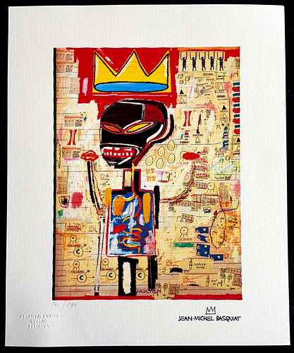 Jean-Michel Basquiat 'Chard cover - 1978' Limited edition lithograph