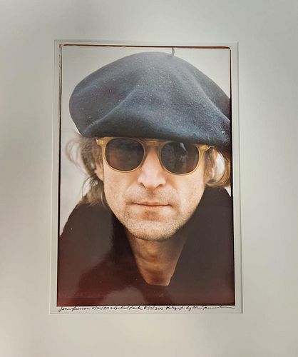Allan Tannenbaum, John Lennon, NYC 1980, Signed & numbered C-Print