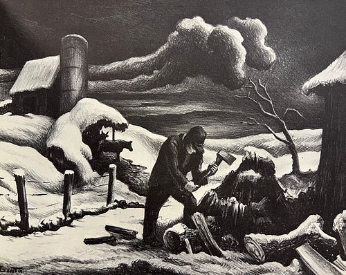 Thomas Hart Benton, The Woodpile, 1939