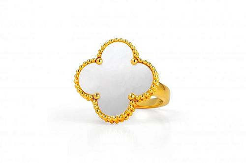A Van Cleef & Arpels Magic Alhambra Ring