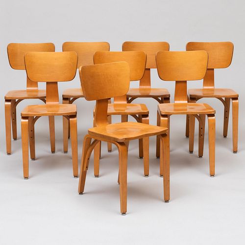 Set of Eight Thonet Bentwood Chairs