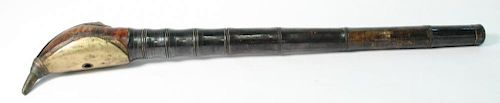 Asian Bamboo Opium Pipe, Early 19th C.