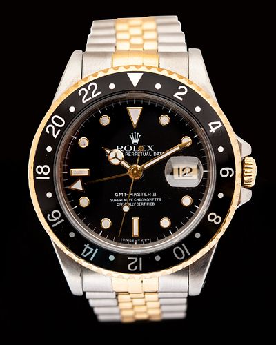 Rolex GMT Master II Stainless Steel and 18K Jubilee