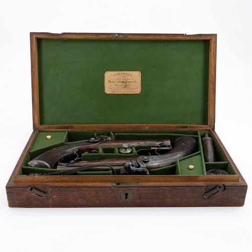 Cogswell Cased Dueling Pistols