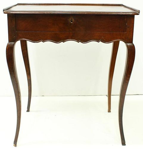 Louis XV-Style Wood Writing Desk