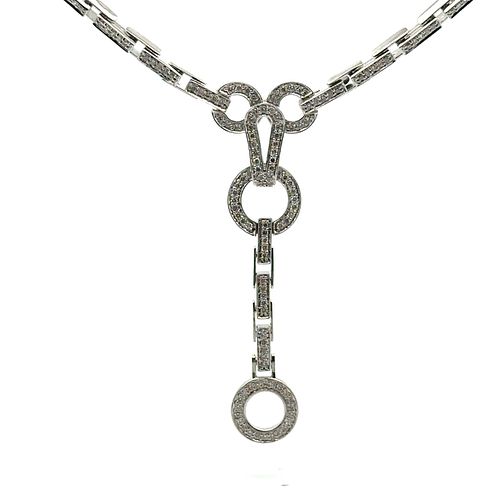 5.0 Ctw in Diamonds 14k Gold Necklace