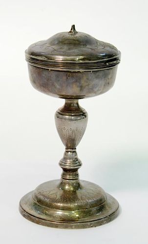 French Empire Silver, Vermeil, & Plate Ciborium