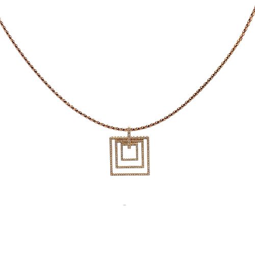 18k Gold Necklace with Diamonds