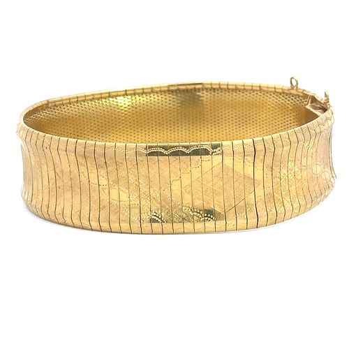 18k Gold Retro Bracelet