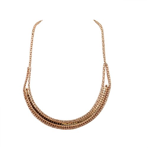 Retro 18k yellow Gold Necklace