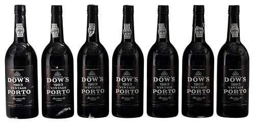 Seven Bottles 1983 Dow's Vintage Porto