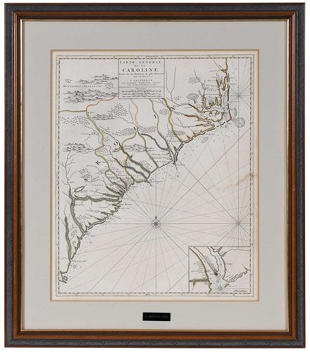 Pierre Mortier - Map of the Carolinas, 1696