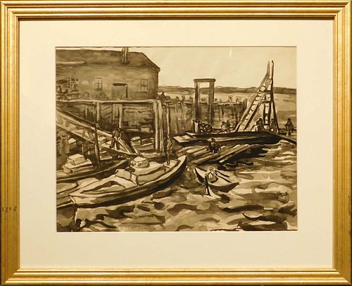 Ethel Swantees: New England Harbor