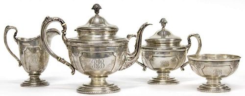 Towle Sterling "Louis XV" Coffee & Tea Service