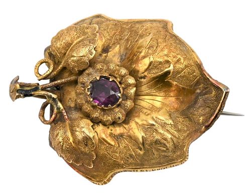 Victorian Gold Brooch