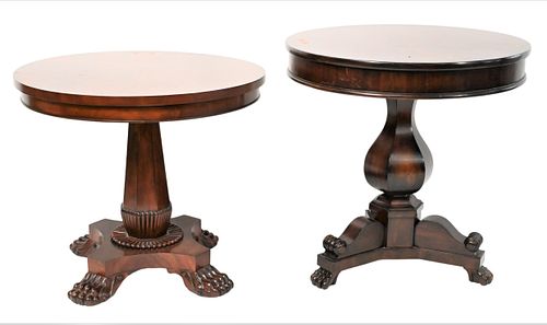 A Near Pair of Round Occasional/Side Tables