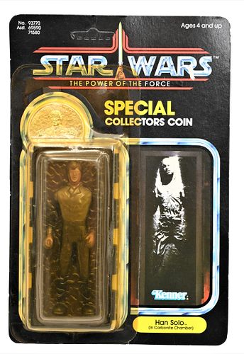 Kenner 1984 Star Wars The Power of the Force Han Solo (in Carbonite Chamber) Special Collectors Coin