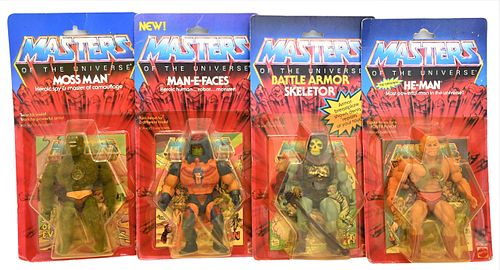 Four Piece Mattel 1984 Masters of the Universe Action Figures