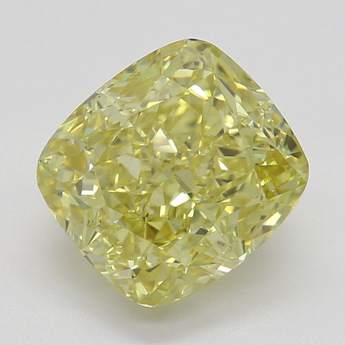2.03 ct, Natural Fancy Intense Yellow Even Color, VVS1, Cushion cut Diamond (GIA Graded), Appraised Value: $80,700 