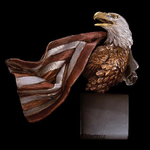 Kitty Cantrell, "Symbols Of Honor" Limited Edition Mixed Media Lucite Sculpture with COA.