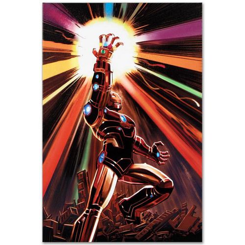 Marvel Comics "Avengers #12" Numbered Limited Edition Giclee on Canvas by John Romita Jr. with COA.