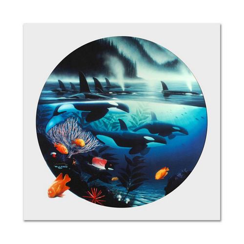 Wyland, "Orca Journey" Limited Edition Cibachrome, Numbered and Hand Signed with Certificate of Authenticity.