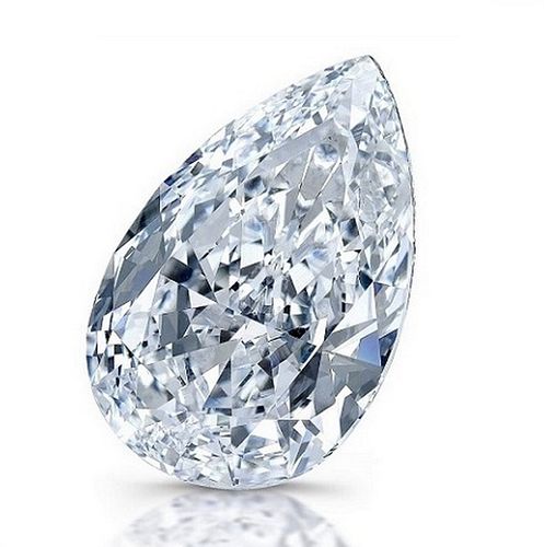 6.03 ct, D/FL, Type IIa Pear cut GIA Graded Diamond. Appraised Value: $1,537,600 