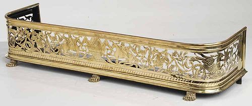 19th Century Pierced Brass and Steel