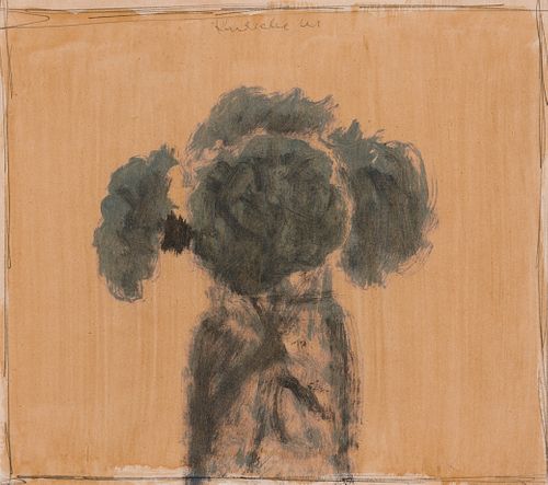 Robert Kulicke (Am. 1924-2007), Floral Still Life, 1961, Watercolor on paper, framed under glass