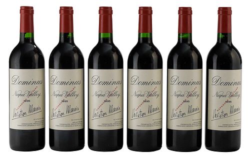 Six Bottles 1995 Dominus Estate Christian Moueix