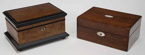 Two Sewing Boxes