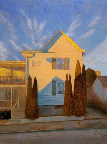 JON BOLLES, House with Cypress Trees