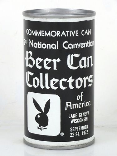 1972 BCCA 1972 Canvention Playboy can 12oz T207-31 Flat Top Can mpm